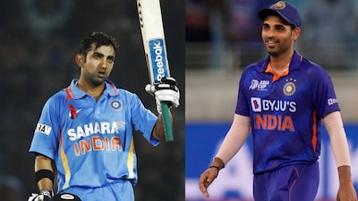 Gautam Gambhir and Bhuvneshwar kumar