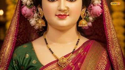 गौराईच्या गळ्यातील हार चोरी (AI Generated image)