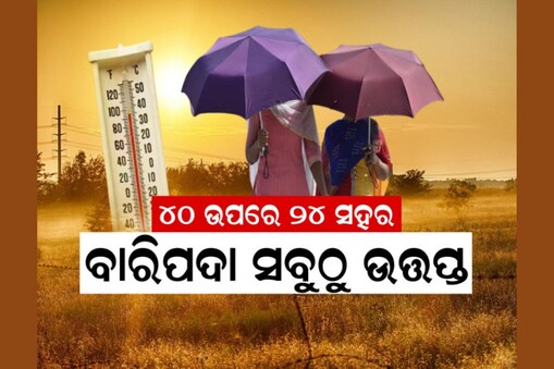 ଏହି ଜିଲ୍ଲାରେ ଆସୁଛି କାଳବୈଶାଖୀ ବର୍ଷା ! ସତର୍କ କଲା ପାଣିପାଗ ବିଭାଗ