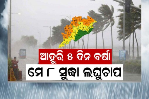 ୨୪ ଘଣ୍ଟାରେ ଏହି ସବୁ ଜିଲ୍ଲାରେ ପ୍ରବଳ ବର୍ଷିବ! ପାଣିପାଗ ବିଭାଗ ପକ୍ଷରୁ ସତର୍କ ସୂଚନା