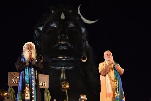 ଆଧ୍ୟାତ୍ମିକ ଗୁରୁ ସଦଗୁରୁଙ୍କ ସହ ପ୍ରଧାନମନ୍ତ୍ରୀ ନରେନ୍ଦ୍ର ମୋଦି  