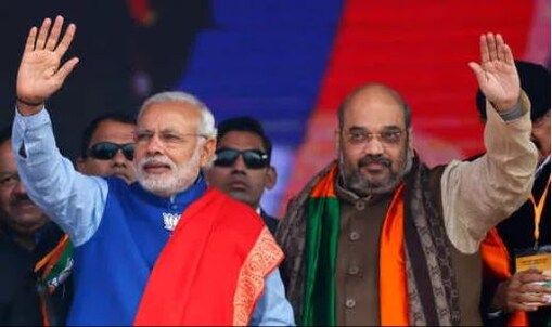 ପ୍ରଧାନମନ୍ତ୍ରୀ ନରେନ୍ଦ୍ର ମୋଦି ଏବଂ ସ୍ବରାଷ୍ଟ୍ରମନ୍ତ୍ରୀ ଅମିତ ଶାହା 