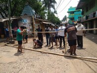 କରୋନା ସୁରକ୍ଷା: ଭୁବନେଶ୍ୱରର ରସୁଲଗଡ଼ରେ ଲୋକେ ସିଲ୍ କଲେ ମୁଖ୍ୟ ରାସ୍ତା