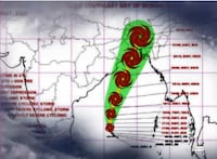 ସାମୁଦ୍ରିକ ଝଡ଼ର ରୂପ ନେଲା ଅମ୍ଫନ; ପ. ବଙ୍ଗ ଓ ବାଂଲାଦେଶ ମଧ୍ୟରେ ଲ୍ୟାଣ୍ଡଫଲ କରିପାରେ