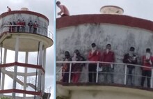 ଅନଲାଇନ୍ ପାଠ, ନେଟୱାର୍କ ଶୂନ୍ୟ: ସମ୍ବଲପୁରରେ ପାଣି ଟାଙ୍କିକୁ ଚଢ଼ି ପଢ଼ୁଛନ୍ତି ପିଲାଏ