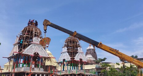 ଚଳିତ ବର୍ଷର ତିନି ରଥକୁ ଜଗନ୍ନାଥ ବଲ୍ଲଭରେ ନିର୍ମାଣାଧୀନ ମ୍ୟୁଜିୟମରେ ସଂରକ୍ଷିତ କରି ରଖାଯାଉଛି