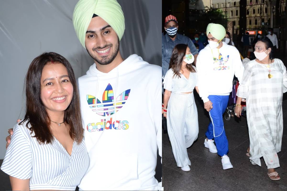 ବଲିଉଡର ଅନ୍ୟତମ ସଫଳ ଗାୟିକା ନେହା କକ୍କଡ଼ (Neha Kakkar) ନିଜ ଜୀବନ ସାଥୀ ପାଇଯାଇଛନ୍ତି ଓ ଏବେ ସେ ଶ୍ରୀମତୀ ନେହା କକ୍କଡ଼ ହୋଇଯାଇଛନ୍ତି । ନେହା ପଞ୍ଜାବୀ ଗାୟକ ରୋହନପ୍ରୀତ ସିଂଙ୍କ (Rohanpreet Singh) ସହ ବିବାହ କରିଛନ୍ତି । ଧୁମ-ଧାମରେ ବିବାହ କରିବା ପରେ ଏହି ଦମ୍ପତି ମୁମ୍ବାଇରେ ପହଞ୍ଚିଛନ୍ତି । (ଫଟୋ- Viral Bhayani) ବଲିଉଡର ଅନ୍ୟତମ ସଫଳ ଗାୟିକା ନେହା କକ୍କଡ଼ (Neha Kakkar) ନିଜ ଜୀବନ ସାଥୀ ପାଇଯାଇଛନ୍ତି ଓ ଏବେ ସେ ଶ୍ରୀମତୀ ନେହା କକ୍କଡ଼ ହୋଇଯାଇଛନ୍ତି । ନେହା ପଞ୍ଜାବୀ ଗାୟକ ରୋହନପ୍ରୀତ ସିଂଙ୍କ (Rohanpreet Singh) ସହ ବିବାହ କରିଛନ୍ତି । ଧୁମ-ଧାମରେ ବିବାହ କରିବା ପରେ ଏହି ଦମ୍ପତି ମୁମ୍ବାଇରେ ପହଞ୍ଚିଛନ୍ତି । (ଫଟୋ- Viral Bhayani)