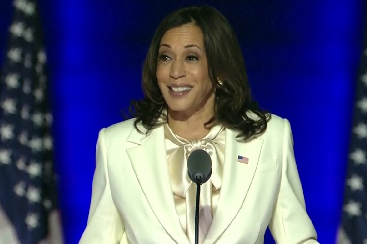  ଆମେରିକାର ଉପ-ରାଷ୍ଟ୍ରପତି ପଦରେ ଭାରତୀୟ-ଆମେରିକୀୟ ବଂଶୋଦ୍ଭବ କମଳା ହାରିସ୍ (Kamala Harris) ନିର୍ବାଚିତ ହୋଇଛନ୍ତି। (ଫଟୋ: ANI)