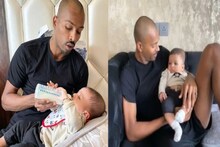 ପିତାଙ୍କ କର୍ତ୍ତବ୍ୟ ପାଳନ କରିବାରେ ବ୍ୟସ୍ତ ପାଣ୍ଡ୍ୟା; ପୁଅକୁ କୋଳରେ ଧରି କ୍ଷୀର ଦେଲେ