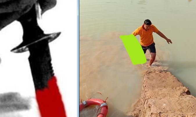  ହତ୍ୟା ଏତେ ନୃଶଂସ ହୋଇପାରେ ତାହା ଅନେକ ଲୋକ ଜାଣି ନ ଥିବେ । କିନ୍ତୁ ହତ୍ୟାକାରୀ ଆମ କଳ୍ପନା ଠାରୁ ଅଧିକ ନୃଶଂସ ହୋଇପାରେ । ଏମିତି ଏକ ଘଟଣା ଘଟିଛି ସୁନ୍ଦରଗଡ଼ରେ । (ଫଟୋରେ ମୃତକ ଯୁବକର ଏକ କଟା ହାତକୁ ଏକ ପୋଖରୀ ଭିତରୁ ବାହାର କରାଯାଉଛି ।)