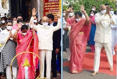 ଶ୍ରୀମନ୍ଦିରରେ ରାଷ୍ଟ୍ରପତି: କାର୍ରୁ ଓହ୍ଲାଇ ଚାଲି ଚାଲି ଗଲେ, ହାତ ଟେକି କହିଲେ ‘ଜୟ ଜଗନ୍ନାଥ’