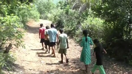 ଗଞ୍ଜାମରେ ଅନଲାଇନରେ ପାଠ ପଢ଼ିବାକୁ ଜଙ୍ଗଲକୁ ଯାଉଛନ୍ତି ପିଲାଏ; ଗାଁରେ କୌଣସି ନେଟୱର୍କ୍ ନାହିଁ