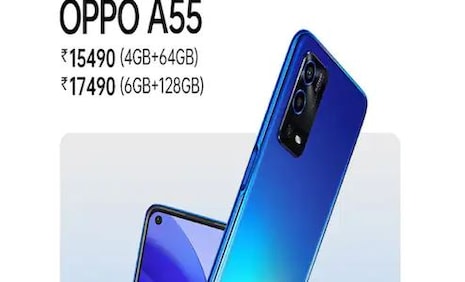 OPPO A55: Great design, buy 50 MP AI triple camera for just Rs 15,000