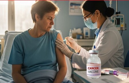  କର୍କଟ ରୋଗ ଟୀକା: କର୍କଟ ରୋଗ ବିଶ୍ୱର ସବୁଠାରୁ ଗମ୍ଭୀର ରୋଗ ମଧ୍ୟରୁ ଗୋଟିଏ। ସେଥିପାଇଁ ଲୋକମାନେ କର୍କଟ ରୋଗ ଭଳି ଏକ ମାରାତ୍ମକ ଏବଂ ଜୀବନଘାତକ ରୋଗର ନାମ ଶୁଣିଲେ ଭୟଭୀତ ହୋଇଯାଆନ୍ତି ।