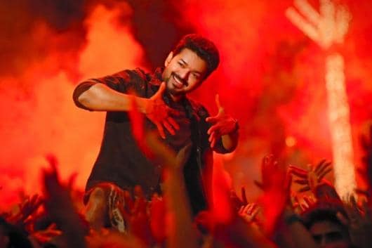 A still from Vijay-starrer Bigil which was produced by AGS Cinemas.