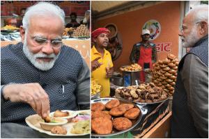 PM Modi Enjoys 'Litti Chokha' and 'Kulhad Chai' at 'Hunar Haat' in Delhi; See Pics