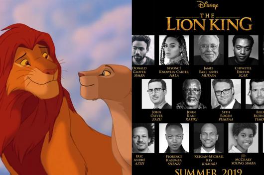 The Lion King Live Action Cast Announced Beyonce Donald Glover
