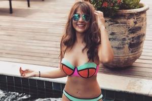 Kim Sharma Shows Off Her Bikini in Poolside Instagram Post