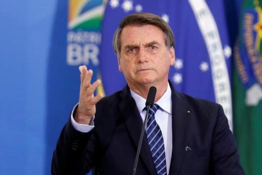 File photo of Brazil's president Jair Bolsonaro. (Reuters) File photo of Brazil's president Jair Bolsonaro. (Reuters)