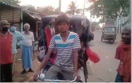 Lockdown: ਬੇਰੁਜ਼ਗਾਰ ਮਜ਼ਦੂਰ ਪਰਿਵਾਰ ਸਣੇ 1500 KM ਰਿਕਸ਼ਾ ਚਲਾ ਕੇ ਪੁੱਜਾ ਆਪਣੇ ਘਰ