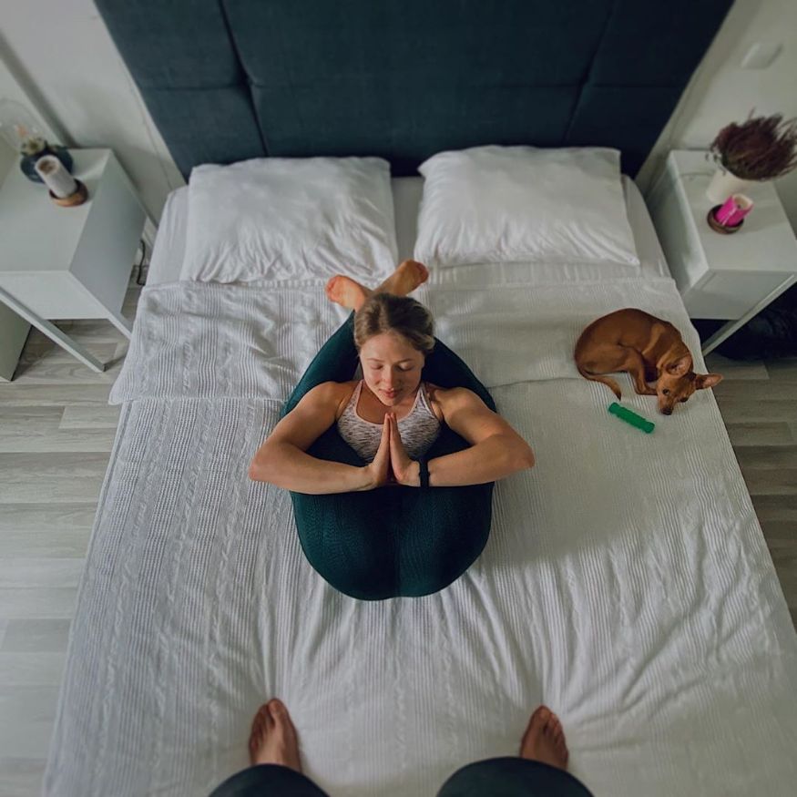  ਯੋਗ ਨਿਦ੍ਰਾਸਨਾ : Yoga Nidrasana (Image: Instagram)