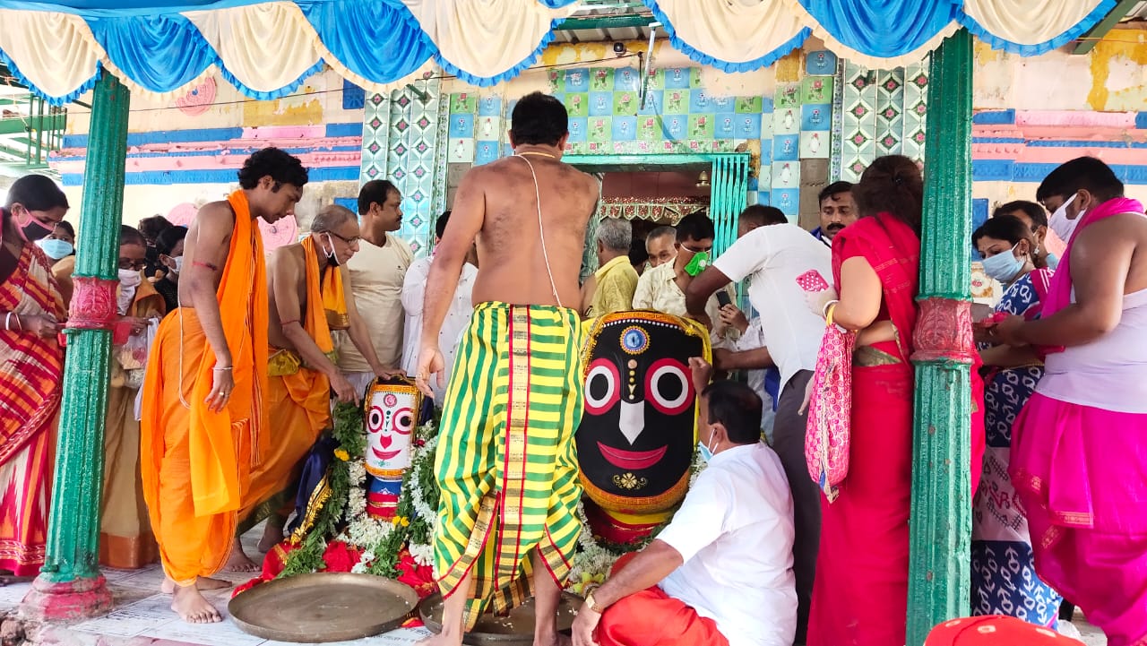  ਰਥ ਯਾਤਰਾ, ਮਹੇਸ਼, ਹੁਗਲੀ, ਕੋਲਕਤਾ, ਬੰਗਾਲ. Pic: Abir Ghoshal