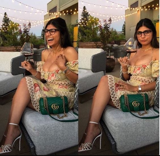  ਉਹ ਇਸ ਖਾਸ ਐਨਕ ਦੀ 2014 ਤੋਂ ਪੋਰਨ ਕੈਰੀਅਰ ਦੇ ਸ਼ੁਰੂਆਤ ਤੋਂ ਵਰਤ ਰਹੀ ਹੈ। ਅਡਲਟ ਕੈਰੀਅਰ ਹੀ ਇਸ ਐਨਕ ਦੀ ਇੱਕ ਪ੍ਰਮੁੱਖ ਵਿਸ਼ੇਸ਼ਤਾ ਸੀ।(PHOTO: Instagram)