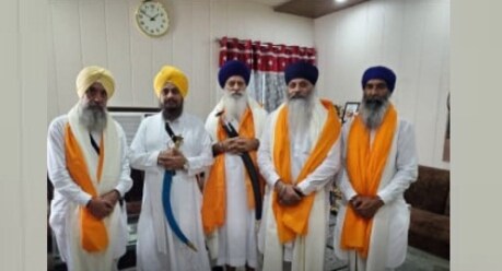 ਅਕਾਲ ਤਖਤ ਦੇ ਸਾਬਕਾ ਜਥੇਦਾਰ ਭਾਈ ਰੋਡੇ ਵੱਲੋਂ ਗਿਆਨੀ ਹਰਪ੍ਰੀਤ ਸਿੰਘ ਨਾਲ ਮੁਲਾਕਾਤ