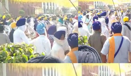 ਸਿੱਖ ਜਥੇਬੰਦੀਆਂ ਤੇ ਸ਼੍ਰੋਮਣੀ ਕਮੇਟੀ ਦੀ ਟਾਸਕ ਫੋਰਸ ਵਿਚਕਾਰ ਝੜਪ