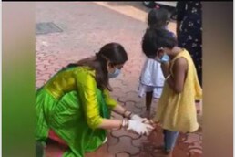 ਸ਼ਿਲਪਾ ਸ਼ੈਟੀ ਨੇ ਕੰਜਕਾਂ ਦੇ ਪੈਰ ਧੋਕੇ ਕੀਤੀ ਪੂਜਾ, ਸ਼ੇਅਰ ਕੀਤਾ Video