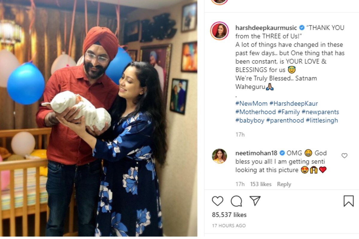 Harshdeep Kaur, Harshdeep Kaur son