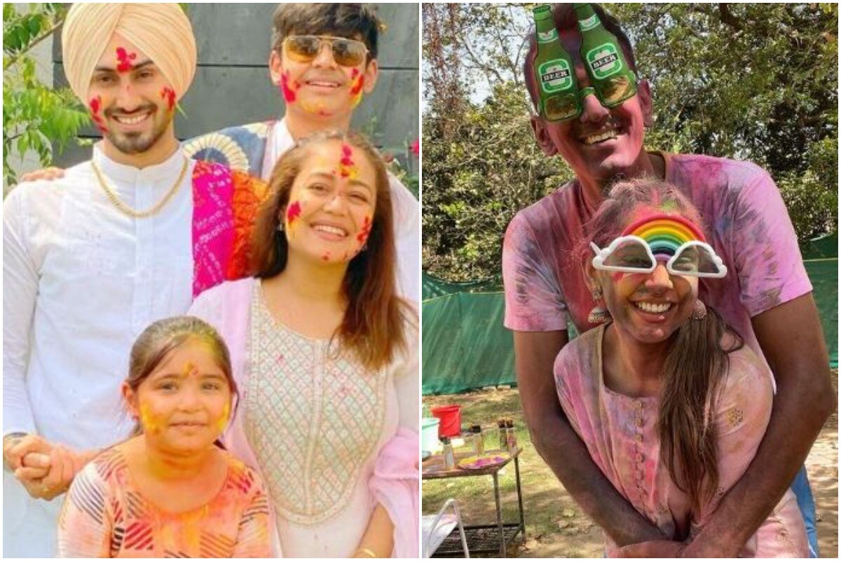 ਨਵੀਂ ਦਿੱਲੀ: ਕੁਝ ਸਮਾਂ ਪਹਿਲਾਂ ਵਿਆਹ ਦੇ ਬੰਧਨ ਵਿੱਚ ਬੰਨ੍ਹਣ ਵਾਲੇ ਇਹ ਟੀਵੀ ਜੋੜਿਆਂ ਨੂੰ ਵਿਆਹ ਤੋਂ ਬਾਅਦ ਆਪਣੀ ਪਹਿਲੀ ਹੋਲੀ ਮਨਾਉਂਦੇ ਦੇਖਿਆ ਗਿਆ । ਵਿਆਹ ਤੋਂ ਬਾਅਦ ਪਹਿਲਾ ਤਿਉਹਾਰ ਹਮੇਸ਼ਾਂ ਵਿਸ਼ੇਸ਼ ਹੁੰਦਾ ਹੈ. ਇਸ ਜੋੜੀ ਦੀਆਂ ਪਿਆਰ ਭਰੀਆਂ ਅਤੇ ਖੁਸ਼ਹਾਲ ਤਸਵੀਰਾਂ ਵੇਖੋ।(Photo courtesy: Instagram / Neha Kakkar / nititaylor) ਨਵੀਂ ਦਿੱਲੀ: ਕੁਝ ਸਮਾਂ ਪਹਿਲਾਂ ਵਿਆਹ ਦੇ ਬੰਧਨ ਵਿੱਚ ਬੰਨ੍ਹਣ ਵਾਲੇ ਇਹ ਟੀਵੀ ਜੋੜਿਆਂ ਨੂੰ ਵਿਆਹ ਤੋਂ ਬਾਅਦ ਆਪਣੀ ਪਹਿਲੀ ਹੋਲੀ ਮਨਾਉਂਦੇ ਦੇਖਿਆ ਗਿਆ । ਵਿਆਹ ਤੋਂ ਬਾਅਦ ਪਹਿਲਾ ਤਿਉਹਾਰ ਹਮੇਸ਼ਾਂ ਵਿਸ਼ੇਸ਼ ਹੁੰਦਾ ਹੈ. ਇਸ ਜੋੜੀ ਦੀਆਂ ਪਿਆਰ ਭਰੀਆਂ ਅਤੇ ਖੁਸ਼ਹਾਲ ਤਸਵੀਰਾਂ ਵੇਖੋ।(Photo courtesy: Instagram / Neha Kakkar / nititaylor)