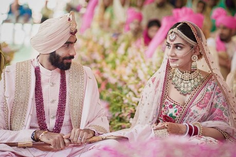 ਜਸਪ੍ਰੀਤ ਬੁਮਰਾਹ ਨੇ ਸੰਜਨਾ ਗਣੇਸ਼ਨ ਨਾਲ ਲਏ ਫੇਰੇ, ਗੁਰ ਮਰਿਆਦਾ ‘ਚ ਹੋਇਆ ਵਿਆਹ