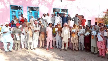 ਫਰੀਦਕੋਟ: ਰਾਸ਼ਨ ਕਾਰਡਾਂ ਵਿਚੋਂ ਪਰਿਵਾਰਕ ਮੈਂਬਰਾਂ ਦੇ ਨਾਮ ਕੱਟੇ ਜਾਣ ਉਤੇ ਸਰਕਾਰ ਖਿਲਾਫ ਨਾਅਰੇਬਾਜ਼ੀ