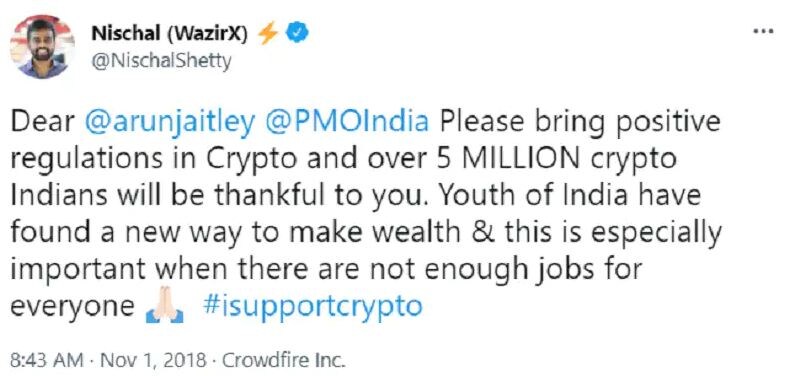 #IndiaWantsCrypto: Find out why this hashtag is trending and what its 1000 day campaign is