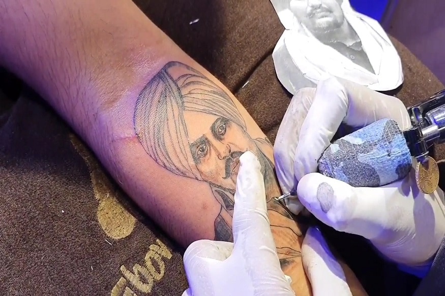 Sidhu Moose Wala Tattoo With Pen | Sidhumoosewala tattoo - YouTube