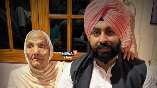 ਫਾਈਲ ਫੋਟੋ  - ਕੈਬਨਿਟ ਮੰਤਰੀ ਹਰਜੋਤ ਸਿੰਘ ਬੈਂਸ ਆਪਣੀ ਨਾਨੀ ਦੇ ਨਾਲ  