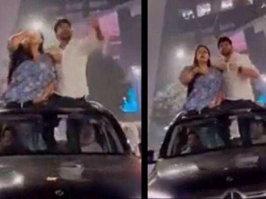 Video- ਸੜਕ 'ਤੇ ਸਟੰਟਬਾਜ਼ੀ ਪਈ ਮਹਿੰਗੀ, ਹਰਿਆਣਵੀ ਕਲਾਕਾਰ ਅਜੇ ਹੁੱਡਾ ਦੀ ਗੱਡੀ ਦਾ ਕੱਟਿਆ ਚਲਾਨ