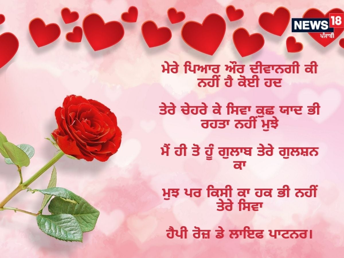 rose day quote in punjabi 