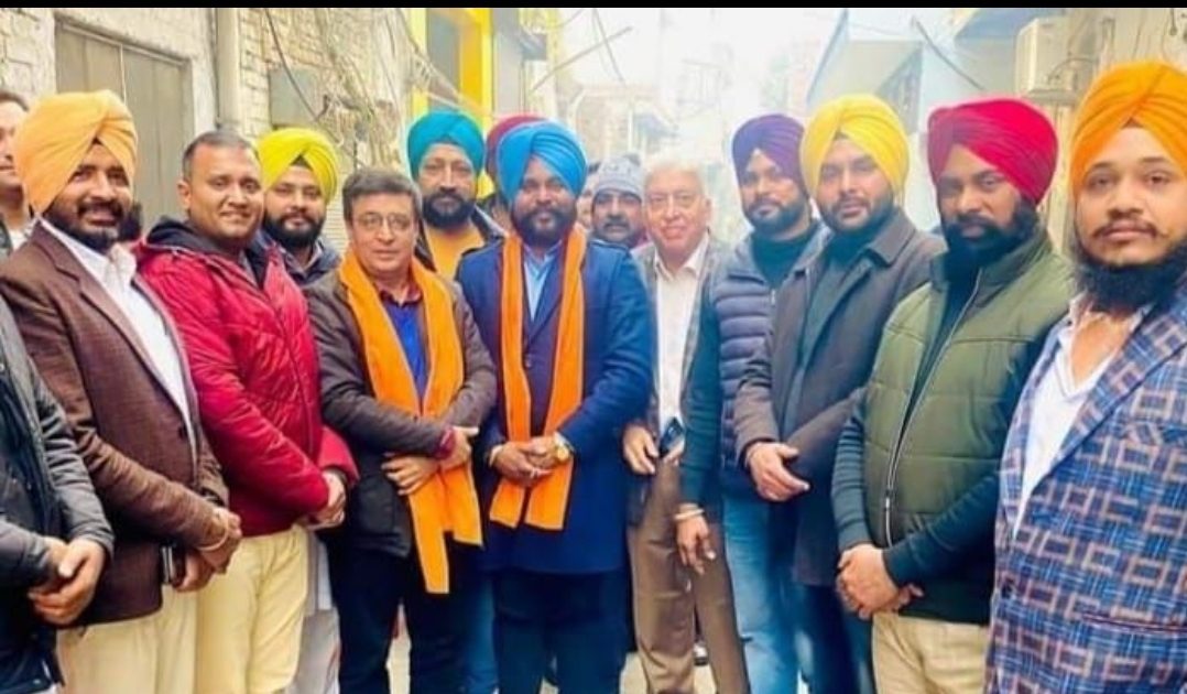 MLA Dr. Jasbir Singh Sandhu congratulated Ashok Talwar for being