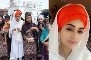 PHOTO: ਦਸਤਾਰ ਸਜਾ ਕੇ ਦਰਬਾਰ ਸਾਹਿਬ ਪਹੁੰਚੀ ਰੀਨਾ ਰਾਏ, ਵੇਖੋ ਤਸਵੀਰਾਂ
