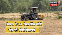 Sri Anandpur Sahib News - ਕਿਸਾਨ ਨੇ 20 ਏਕੜ ਜਮੀਨ 'ਚ ਕੀਤੀ ਝੋਨੇ ਦੀ ਸਿੱਧੀ ਬਿਜਾਈ