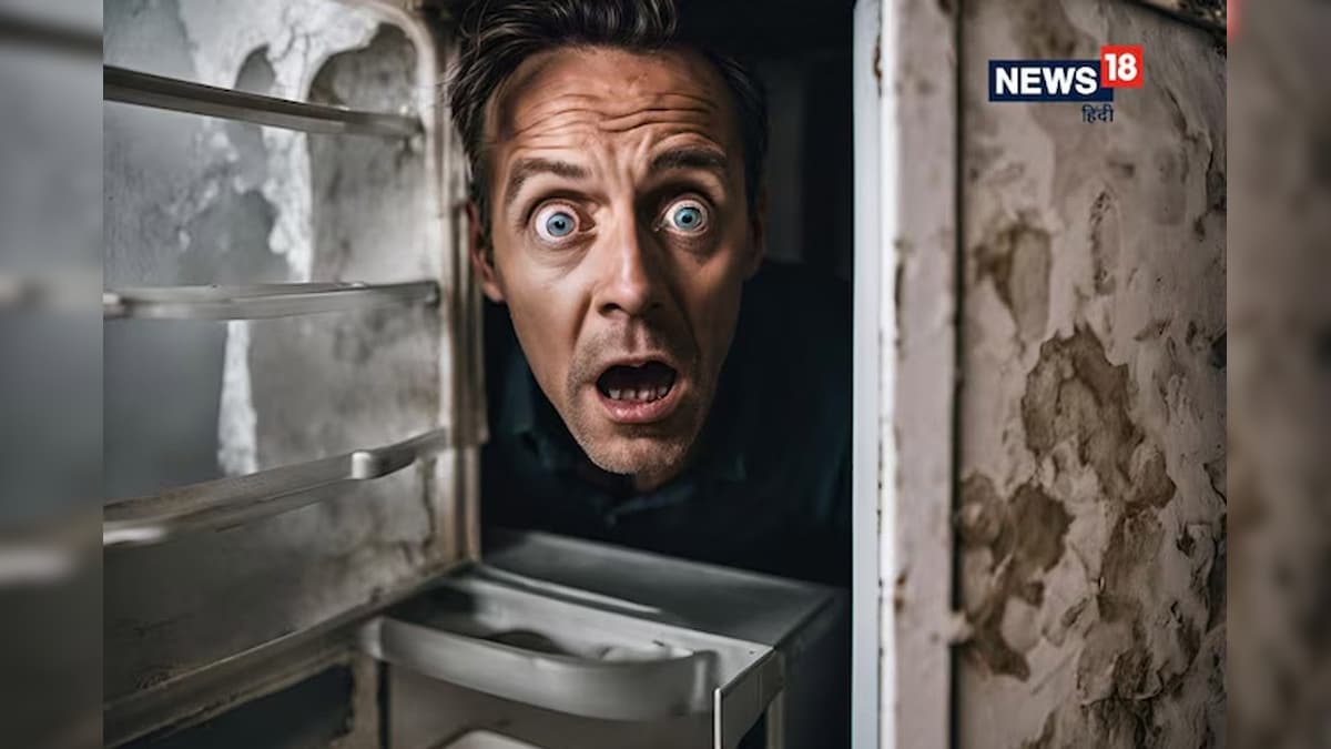 A man was passing through the forest, he saw a junk refrigerator on the way, when he opened it, he began to sweat!