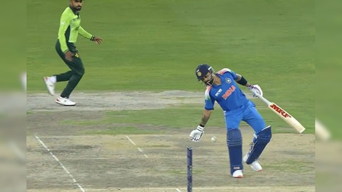 Ind vs pak: This happens to this time virat kohli! Pakistan has not appeal, otherwise missed hundred