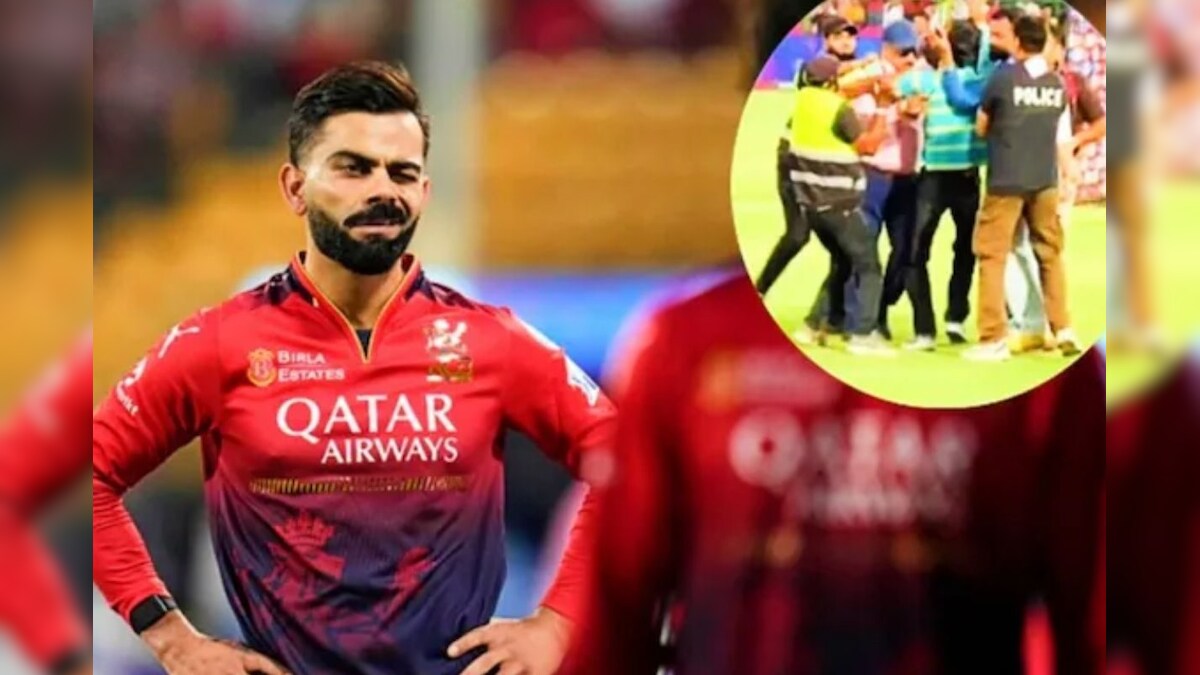 IPPL match ran on the field to meet Vireat Kohli fan, to take the security of the players