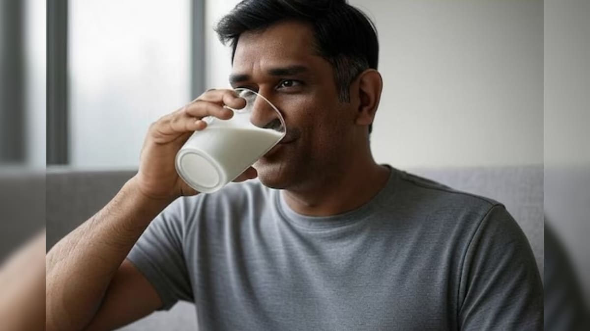 MS Dhoni drinks in a day 5 liters of milk? The truth through the video before