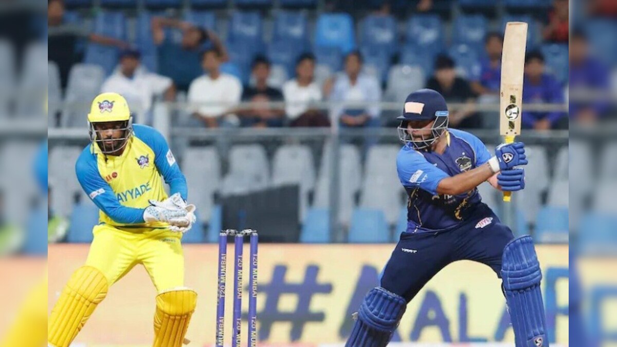 Prithvi Shaji played a semi-century, completed in the magnificent innings of Sourdumam Yadav,