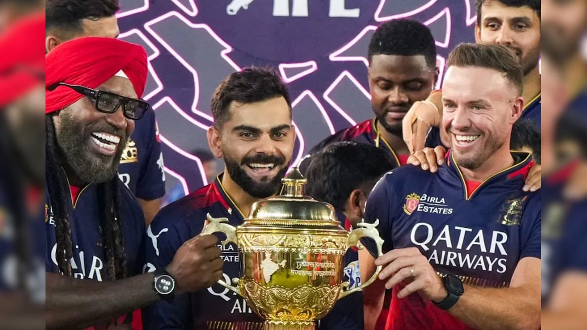 CROPPY OF IPL 2025 Trophy returned from RCB!