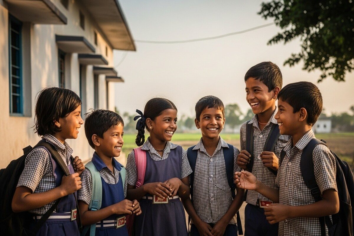 If the child does not reach the school, the parents will receive an SMS, the uniform will be the same If the child does not reach the school, the parents will receive an SMS, the uniform will be the same