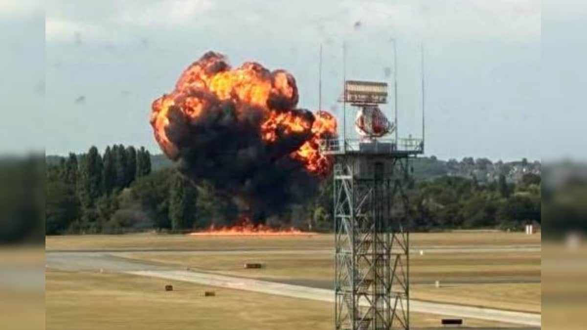 The horrible plane crash, flipped the air, became the ship, became the fire broke – News-Patiala English